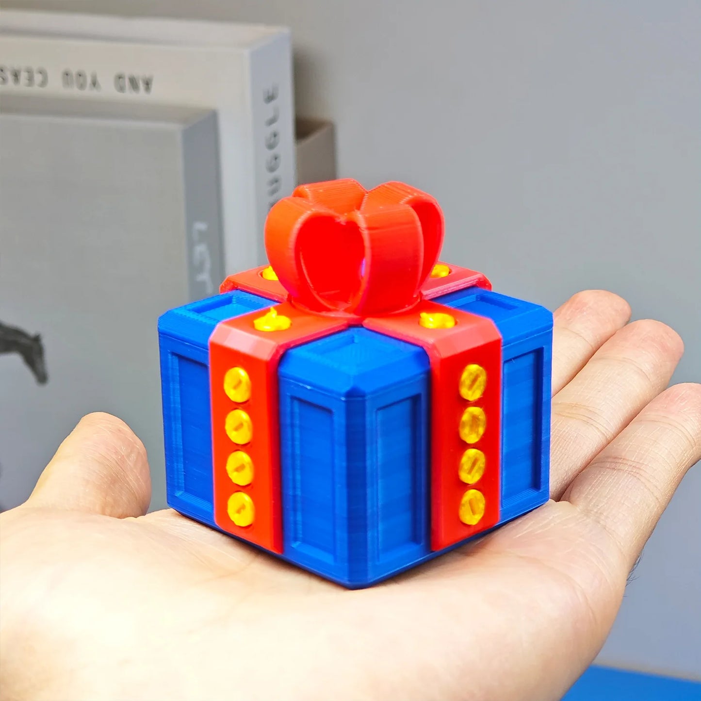 Annoying Gift Box with Screws Large Annoying Gift Boxes Prank Screw Box 3D Printed Gift Box Money Card Container Christmas Gift