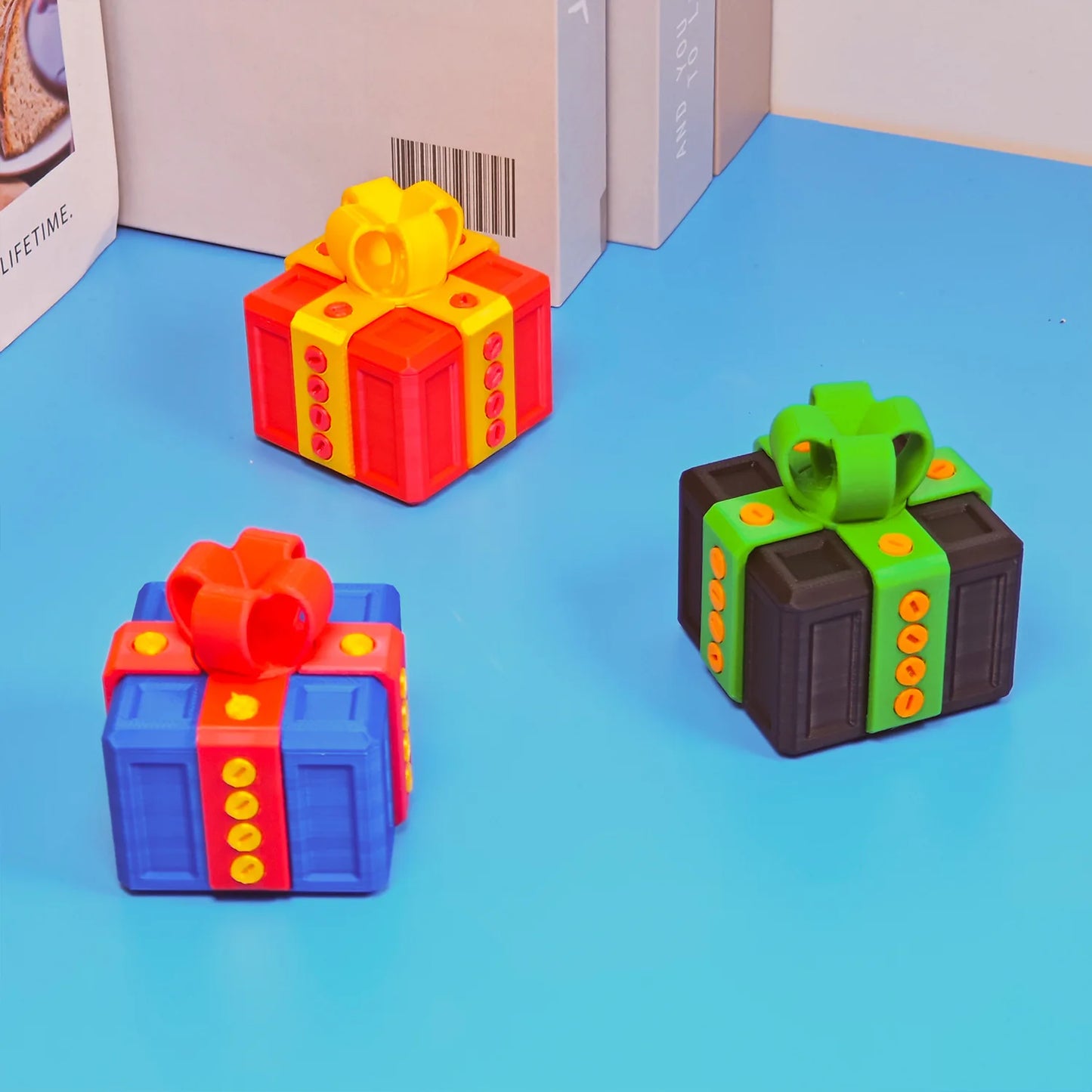 Annoying Gift Box with Screws Large Annoying Gift Boxes Prank Screw Box 3D Printed Gift Box Money Card Container Christmas Gift